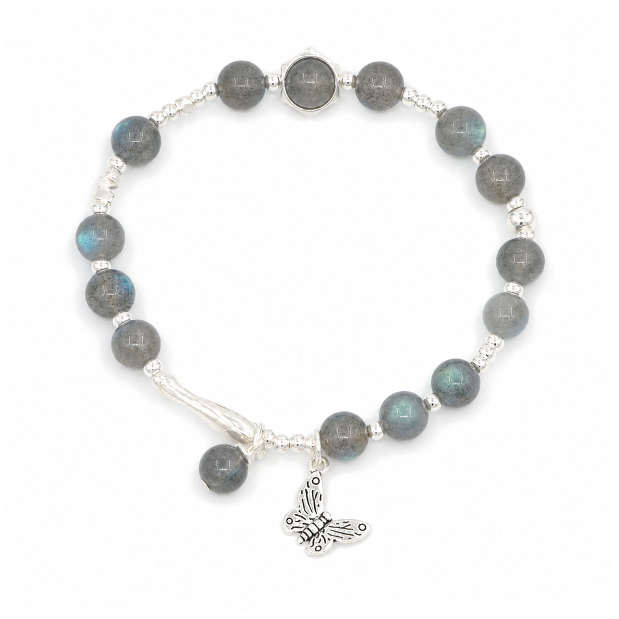 Shadow Leaf Bracelet — full view