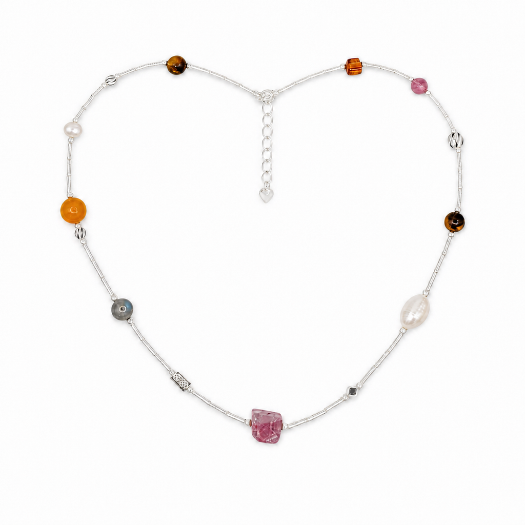 Chromatic Constellation Necklace — full view