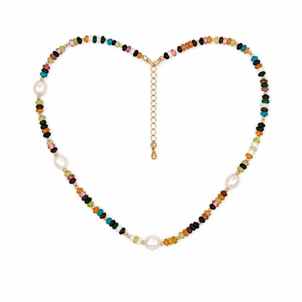 Carnival Lustre Necklace — full view