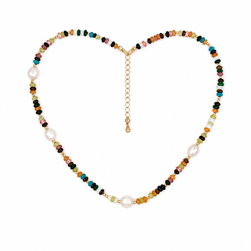 Carnival Lustre Necklace — full view