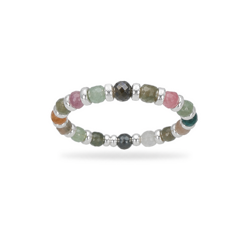 Moonlit Mosaic Ring — full view