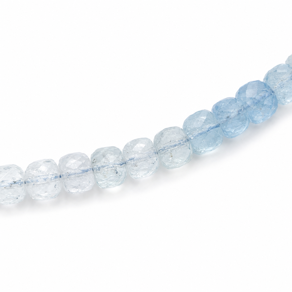 Ocean Veil Aquamarine Bracelet — detail view