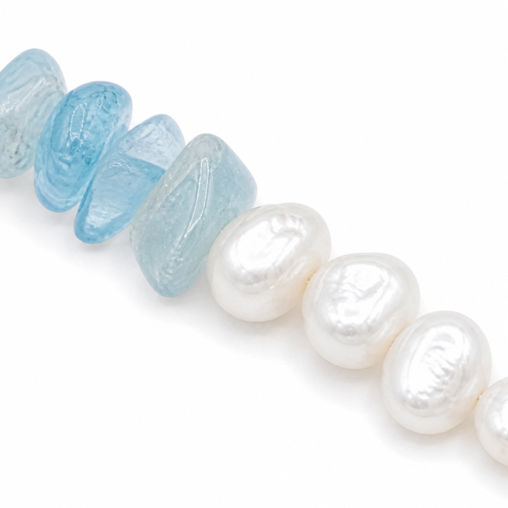 Blue Current Bracelet — detail view
