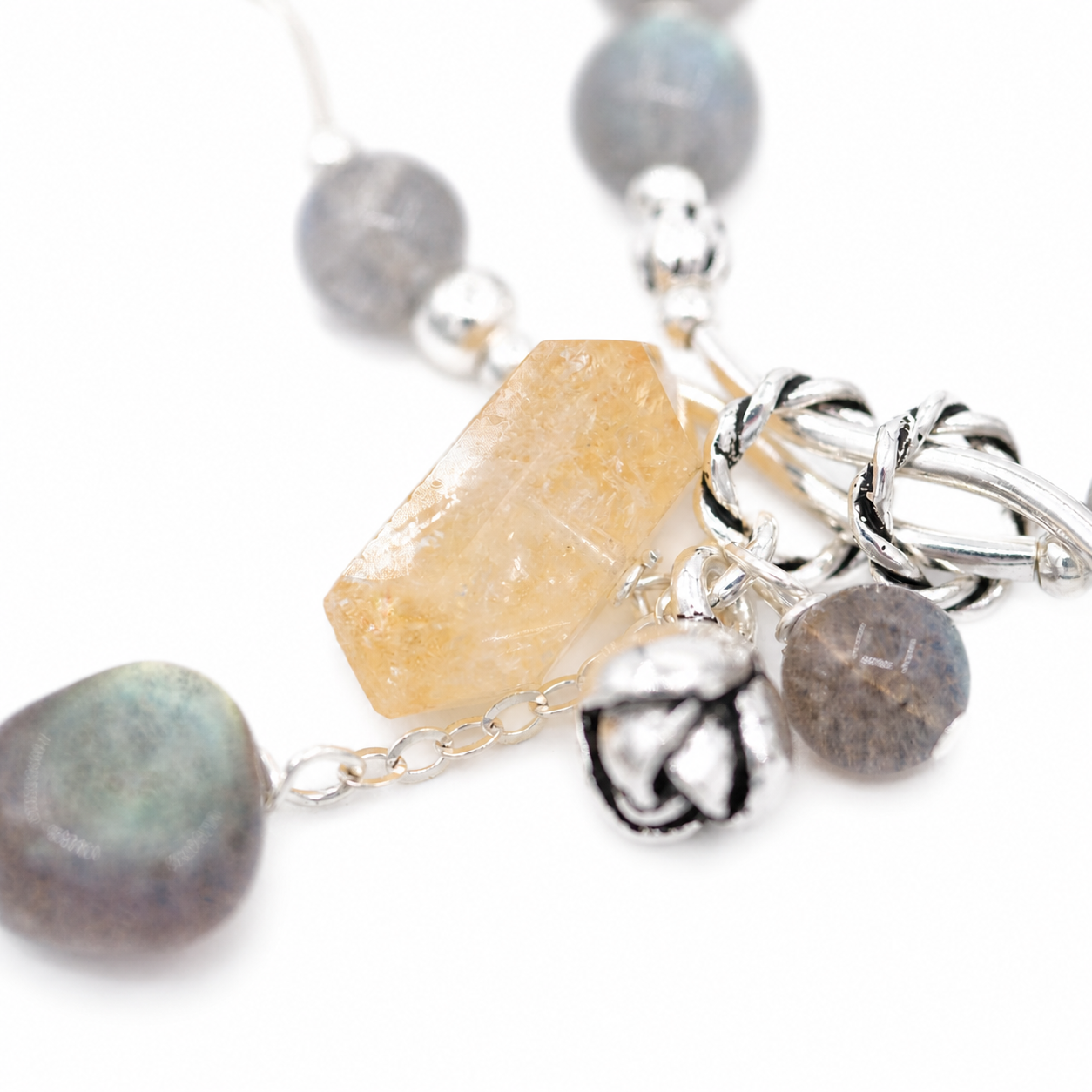 Honey Rain Charm Bracelet — detail view