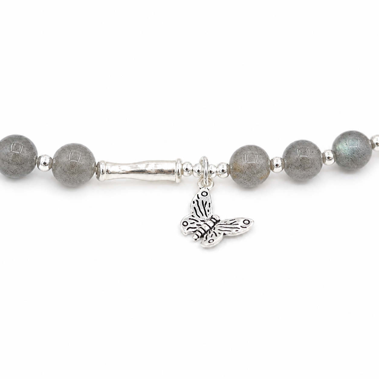Shadow Leaf Bracelet — detail view