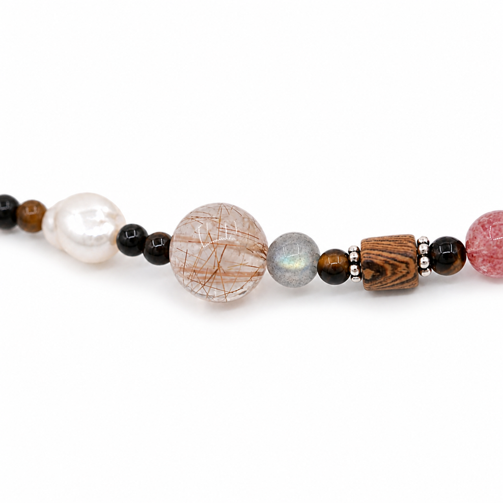 Earth Mosaic Bracelet — detail view