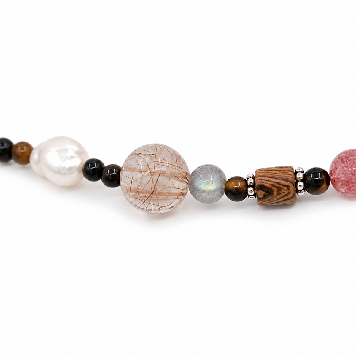 Earth Mosaic Bracelet — detail view