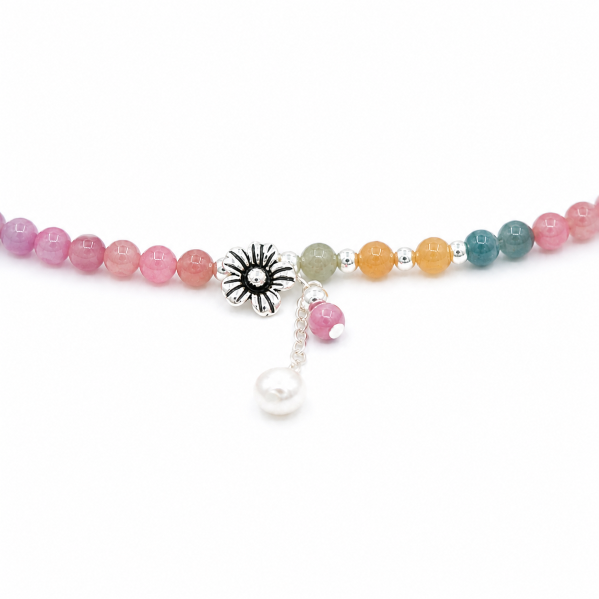 Blush Sun Orbit Wrap Bracelet — detail view