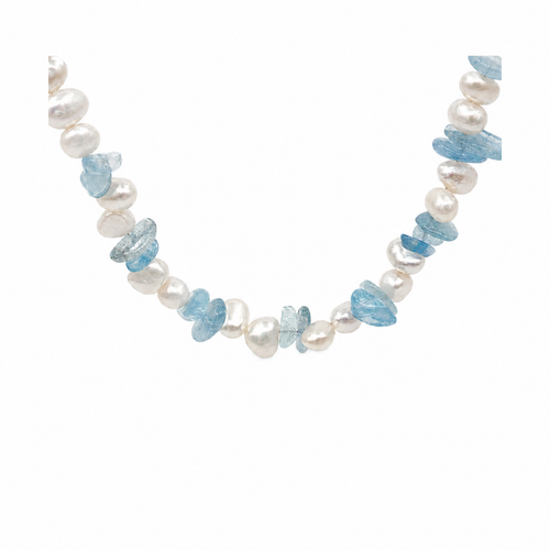 Seafoam Drift Necklace — detail view