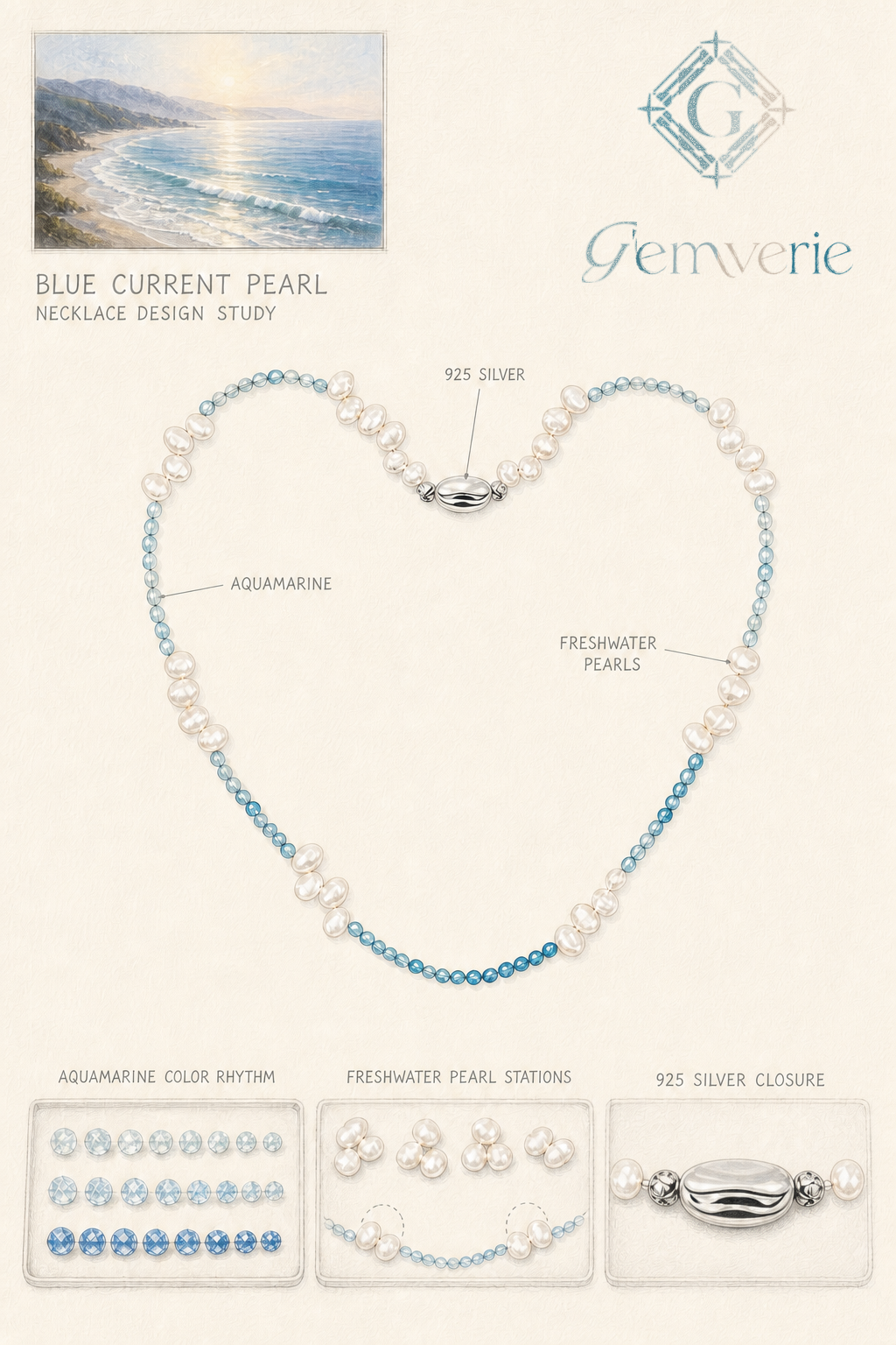 Seafoam Drift Necklace